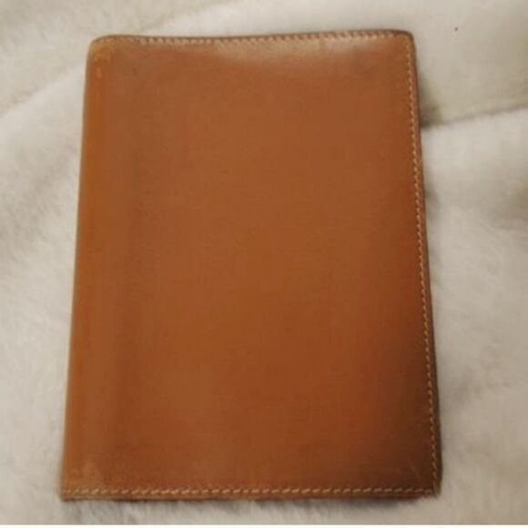 Hermes' Agenda Box Calf Leather Notebook Cover Authentic - Picture 2 of 12